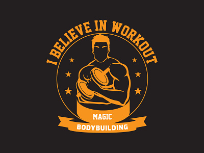 Gym T-shirt Design fitness motivation