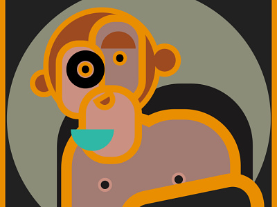 5 minute bonobo bonobo illustration shunte88 vector