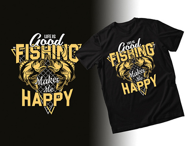 Fishing Makes Me Happy designs, themes, templates and downloadable