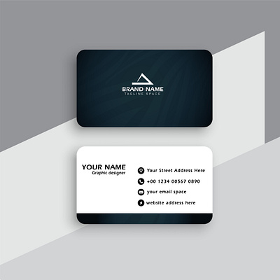 business card 3d minimal business card