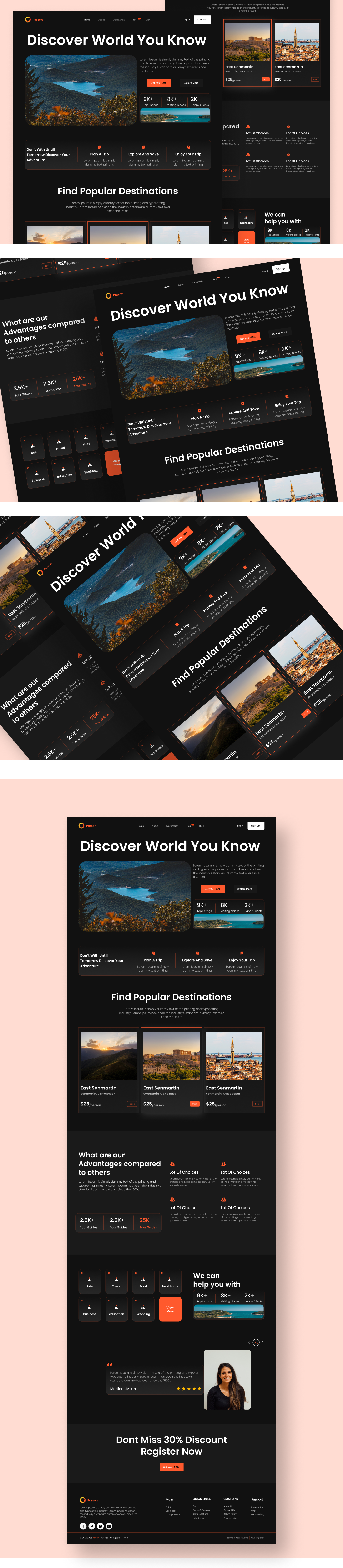 Landing Page Design branding designing destination sites graphic deisgn illustration landing page ui design user experience user interface ux design uxui web website design