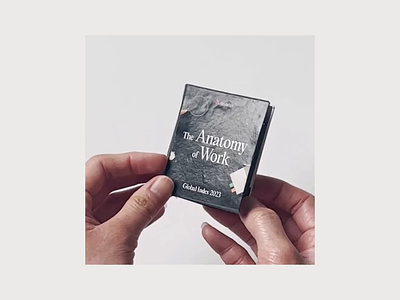 A Tiny Book of Anatomy of Work 2023 animation stop motion