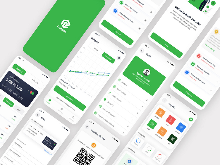 Coinpay Wallet App UI Design | Wallet App UI Design by Inzamul Haq on ...