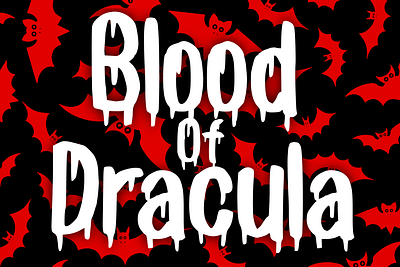 Blood of Dracula Font cartoon comic design display font font font design graphic graphic design hand drawn font hand drawn type hand lettering handwritten headline lettering logotype text type design typeface typeface design typography