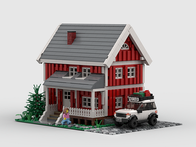 Unreal estate 3d house lego photography real estate realestate