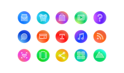 Widget icon pack color color palette icon ui widget