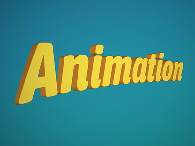3D Text Animation 3d animation motion graphics textanimation