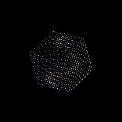 Techno Cube - Infinite Rotation 3d acid animation black branding chrome cube graphic design illustration infinite key visual logo logotype loop looping minimal minimalistic motion graphics techno visual
