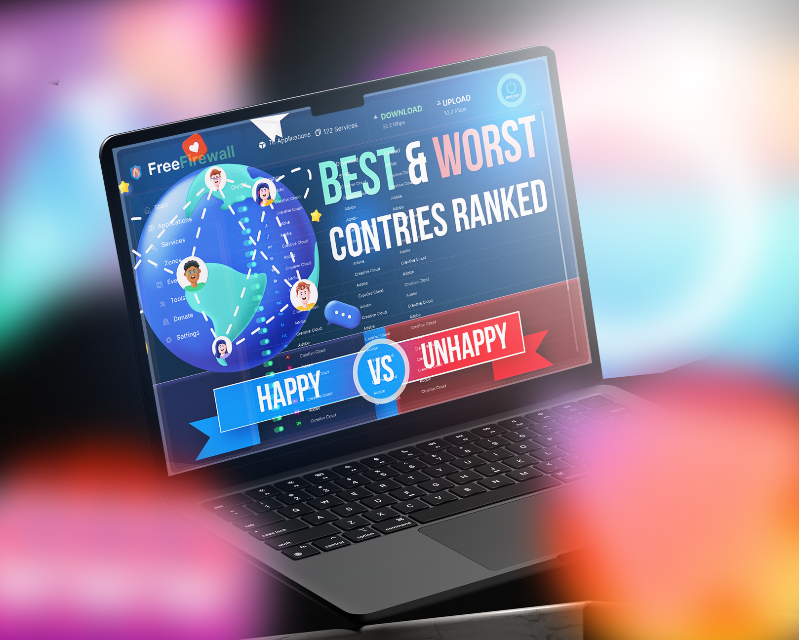 Best and worst countries ranked Infographic Data Visualization adobe best country data design digital graphic illustrator infographic oxfam photoshop visualization worst