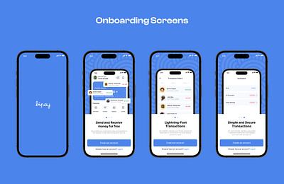 Bipay Onboarding Screens app design fintech onboarding ui ux web design