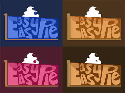 Easy as Pie | RWGP #21 blueberry cherry chocolate color color scheme color theory easy as pie hsb illustrator pie practice pumpkin