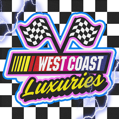 West Coast Luxuries Merch Project branding graphic design merch