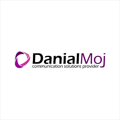 DanialMoj Company Logo danialmoj ehsan shahmohammadi logo telecommunications vector