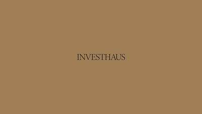 INVESTHAUS - Elevating Investment Excellence through Branding branding branding agency branding company branding design business branding business growth company logo design design finance graphic design industria branding investment investment boutique investment firm logo logo branding logo design logotype miami usa