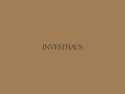 INVESTHAUS - Elevating Investment Excellence through Branding branding branding agency branding company branding design business branding business growth company logo design design finance graphic design industria branding investment investment boutique investment firm logo logo branding logo design logotype miami usa