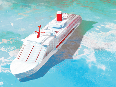 Welcome Aboard 3d cruse npr ocean painterly stylized water