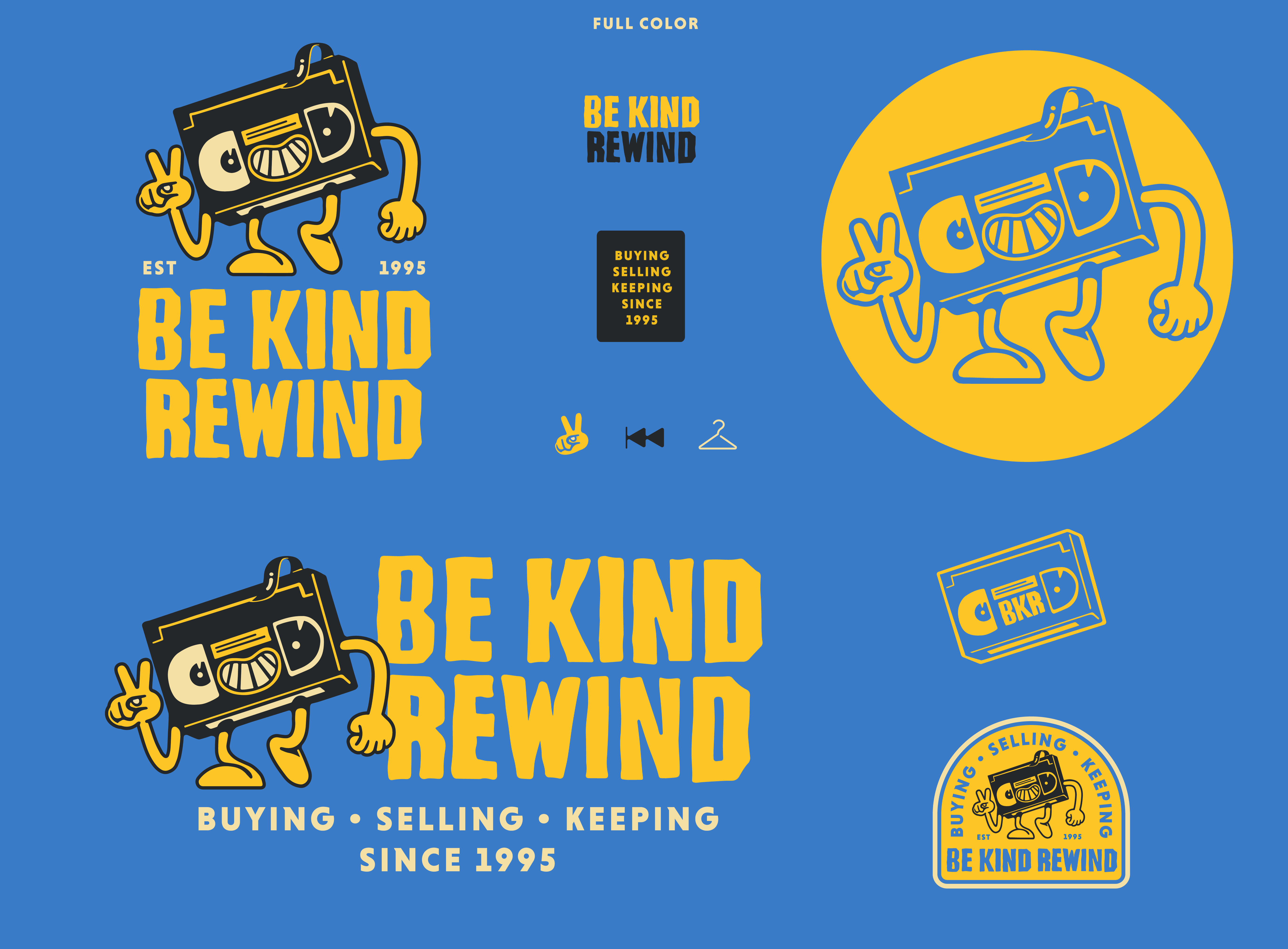 Be Kind Rewind Logo by Carly Berry on Dribbble