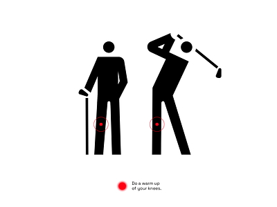Golfer icon bw exercise game glyph golf graphic design hotspot icon iconset illustration play pose relax symbol