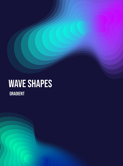 wave shapes app branding design graphic design illustration logo typography ui vector
