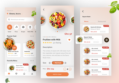 Food App design app food mobile app ui