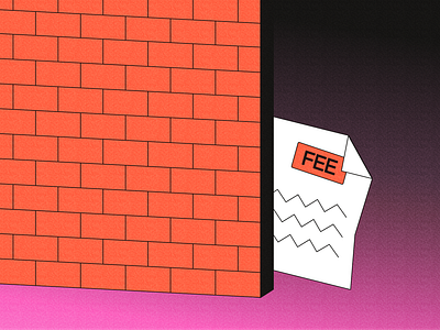 Hidden Fee design illustration