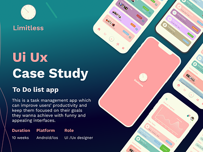 To do List App case study design process figma journaling planning time management to do list app to do list case study ui ux design