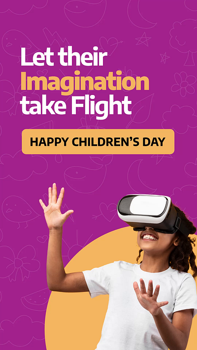 Children's Day Video aspiration astronaut child children childrens day flight future graphic design imagination motion graphics