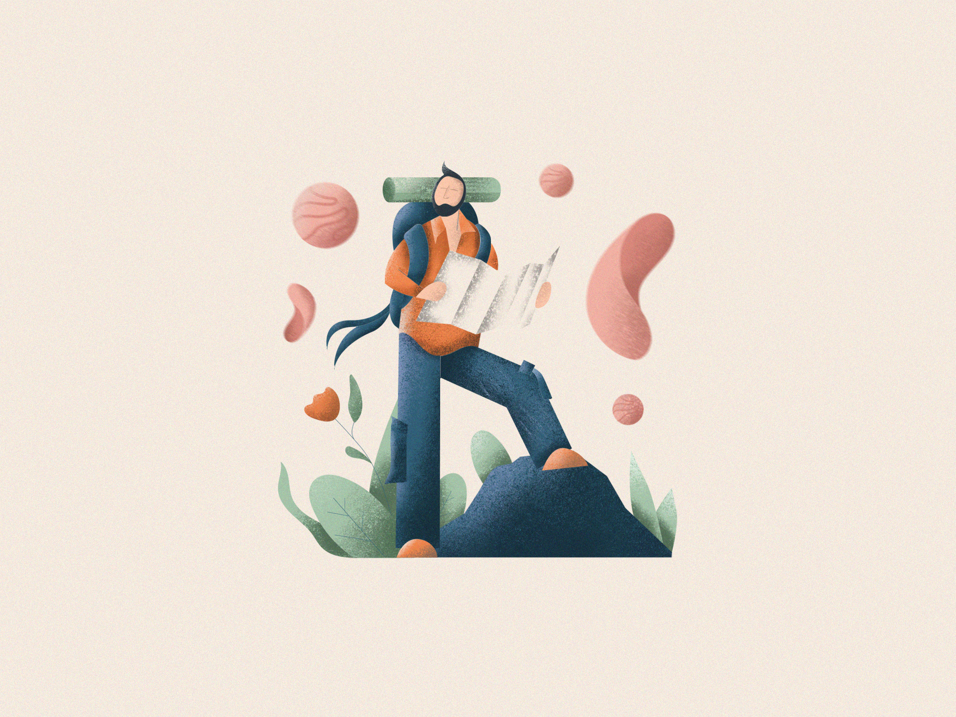 Map artworks digital illustration green illustration map planet travel traveler traveling