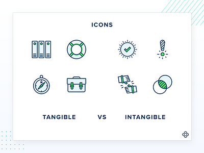 Tangible vs Intangible Icons Design app art clean design icon icons intangible minimalist mobile openstroke simple super tangible ui ux web website work