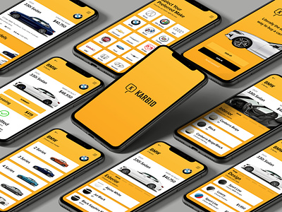 Karbid — The easiest way to buy a car! automotivetech branding mobileappdesign ui uiux