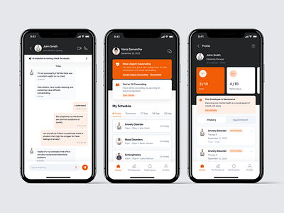 Mental Health Apps For Counselor ai anxiety app app design appdesign artificial intelligent company machine learning mental mental health mental health awareness mental illness mentalhealth mobile mobileapp self care stat ui
