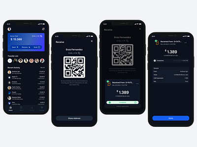 BitPoc - Bitcoin Crypto Wallet App bitcoin bitcoin app crypto app design finance app finance mobile app financial apo financial mobile design mobile design ui ui design uiux design ux design wallet app