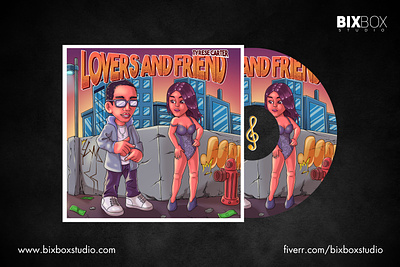 Album Cover Mixtape Art Character Design - Album Love Guy cartoon character cover album cover design graphic design illustration mixtape mixtape art music poster