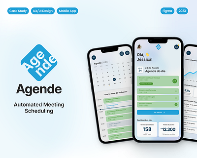AGENDE: Automated Meeting Scheduling - Case Study app design case study figma interface meeting mobile app product design schedule ui ui design uiux user experience user interface ux uxui