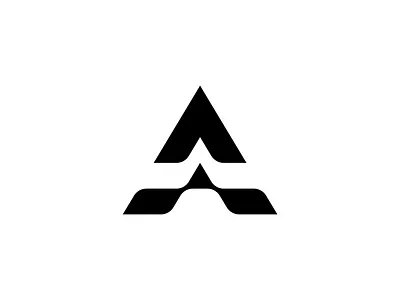 Modern A Or V Logo a app branding design future futuristic graphic design letter lettermark logo minimalist modern monogram simple sophisticated unique v vector