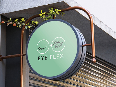 Eye Flex brand collateral branding graphic design icon illustration illustrator logo packaging signage style guide