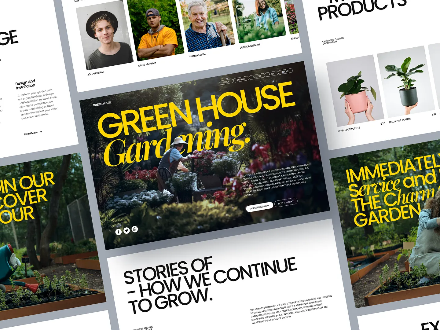 Stunning Garden Center Website Design for Modern Gardening Enthusiasts