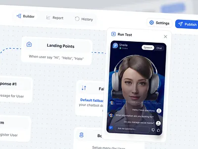 AI Chatbot Dashboard Automation 3d ai chat automation bot ai chatbot clean clean dashboard customer services dashboard ai design ui uiux web design zap