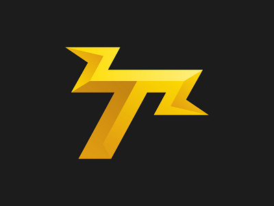 T for Thunder bolt branding design graphic design icon letter t lettermark lightning logo logos logotype simple t thunder vector wordmark