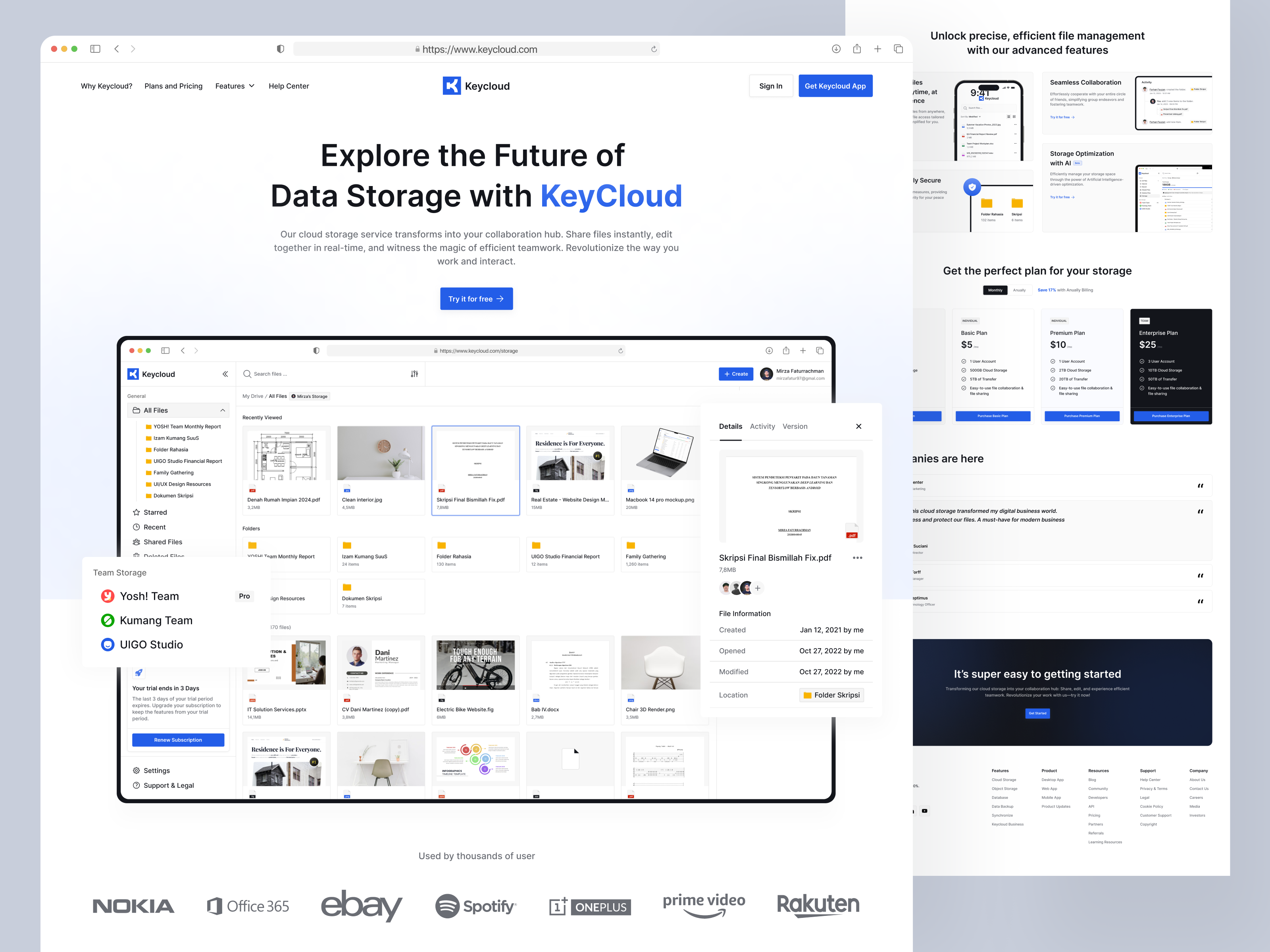 Example of Landing Page + Webflow/Framer Dev