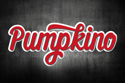 Pumpkino Font brush brush script design font illustration lettering logo script typeface ui