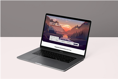 Travel website design ui ux web design