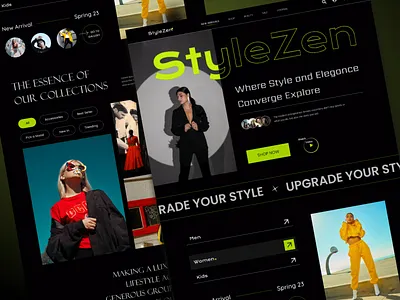 Fashion E-commerce Website e commerce fashion fashion e commerce website landing page nft nft landing page webdesign website website design