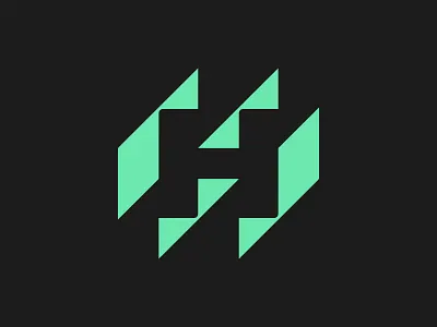 Heriyan branding design graphic design growth h hidden meaning icon letter h lettermark level logo logos logotype simple stairs vector wordmark