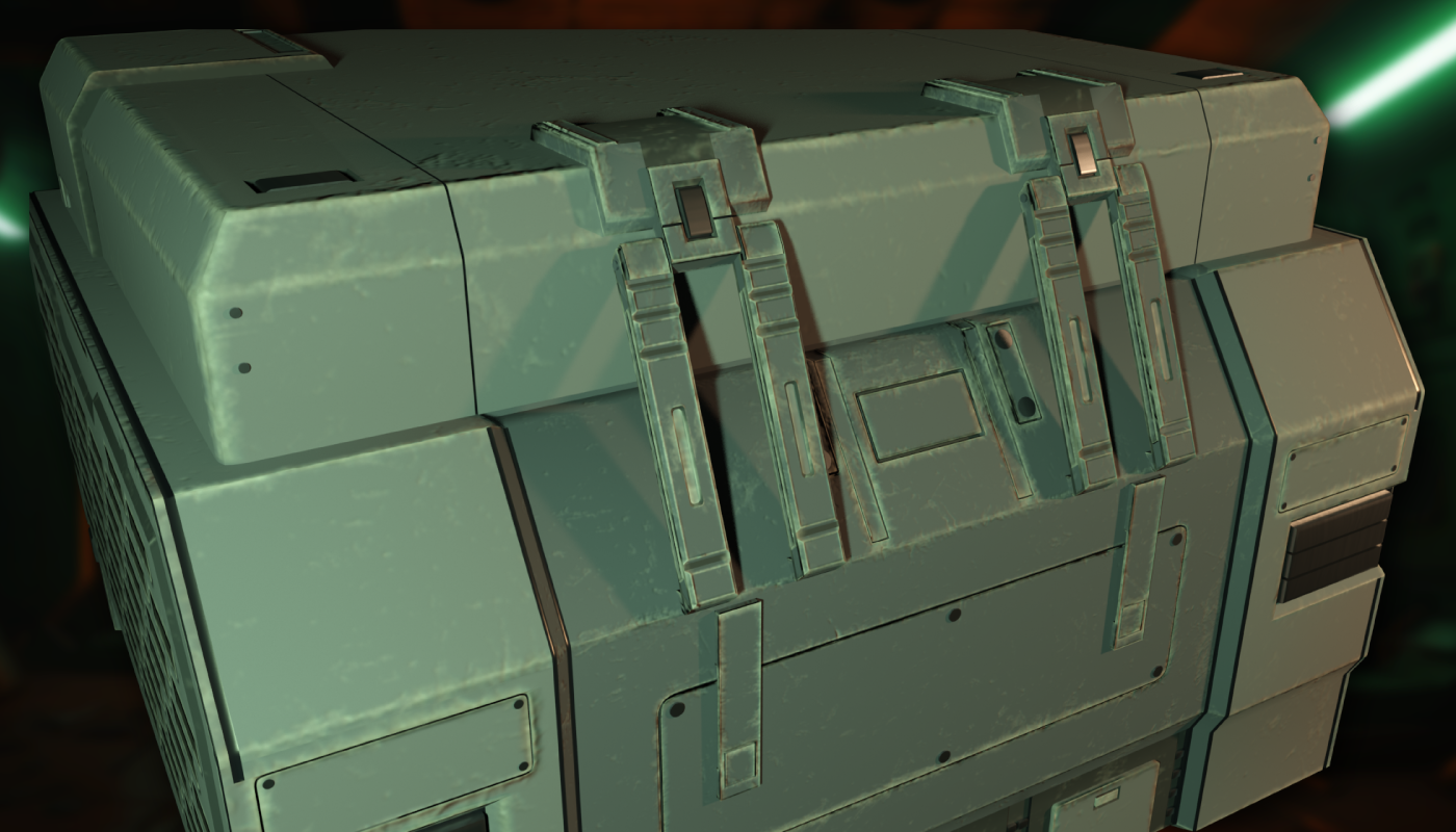 Solaris Armour Chest 360° 3d 3d model 3dsmax chest game model tenno videogame warframe