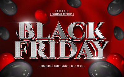 Black Friday 3D Editable Text Effect Style 3d 3d text effect black black friday black friday 3d text effect editable psd text effect style effect action layer ps psd text effect