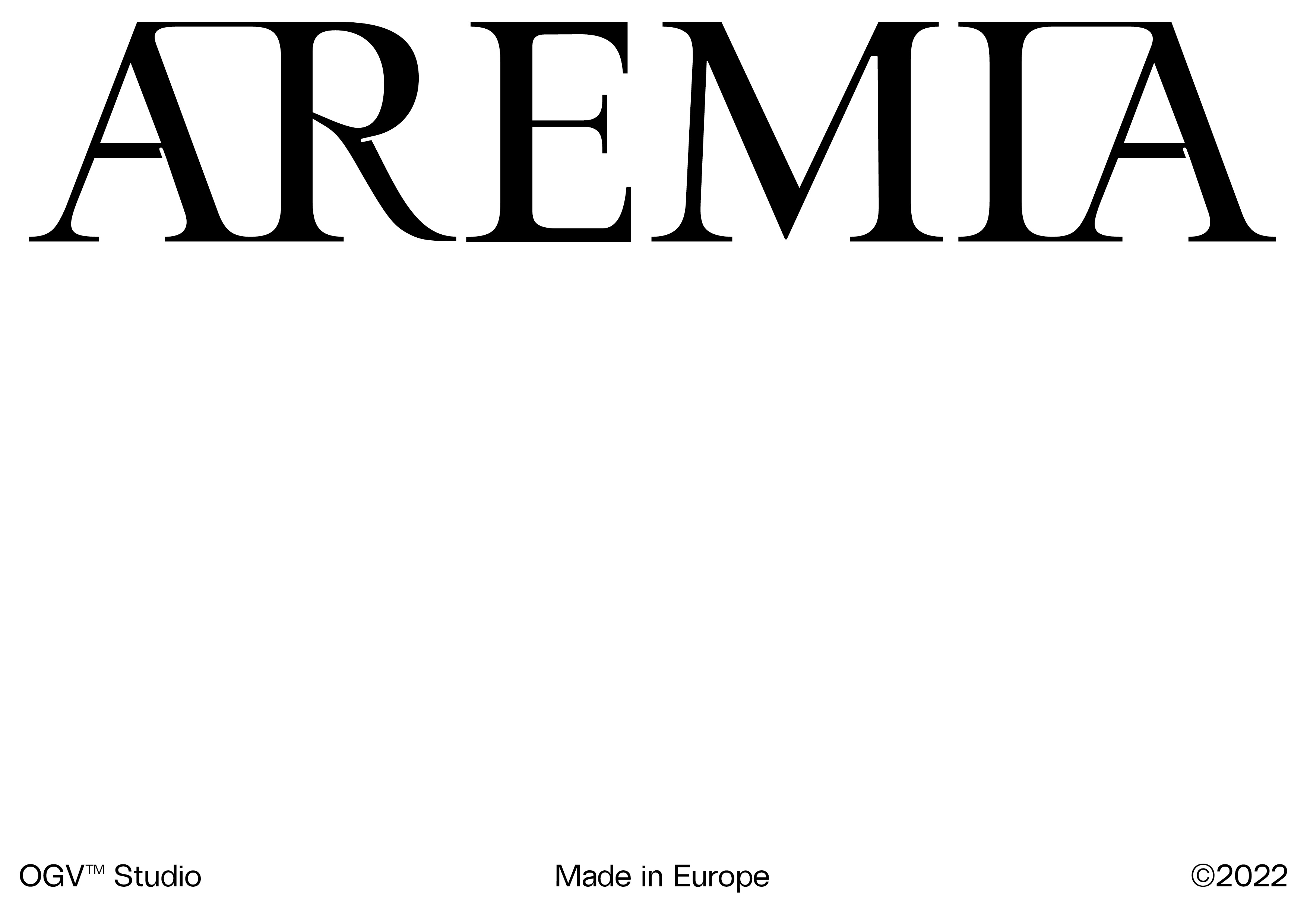 Aremia Font animation branding design graphic design illustration logo typography ui ux vector