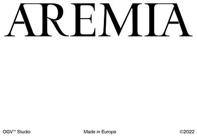Aremia Font animation branding design graphic design illustration logo typography ui ux vector