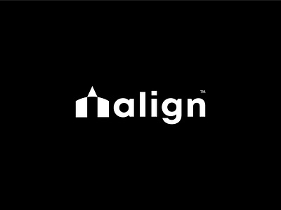 Align Logo Design a logo align asia australia black branding business company design dubai europe icon logo logomark logotype modern logo monogram new york portfolio typography