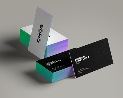 CHJS — Business Cards branding business card typography